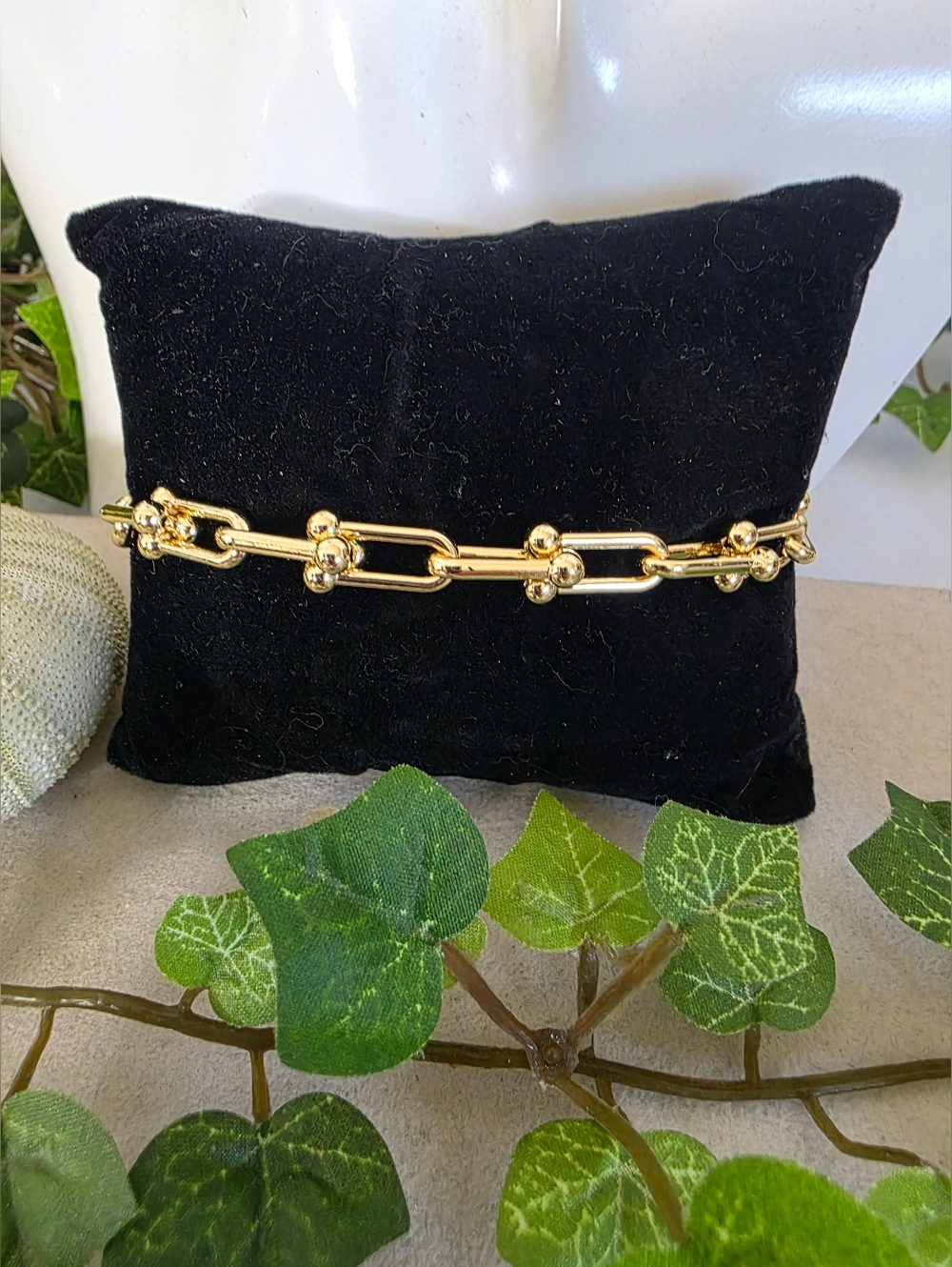 Gold Filled HardWear UBar Link Chain Bracelet